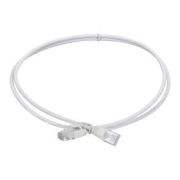Патч-корд кат.5E UTP LSZH 1.5м slim колпачок с язычком бел. ITK PC08-C5EUL-1M5-SL-WT